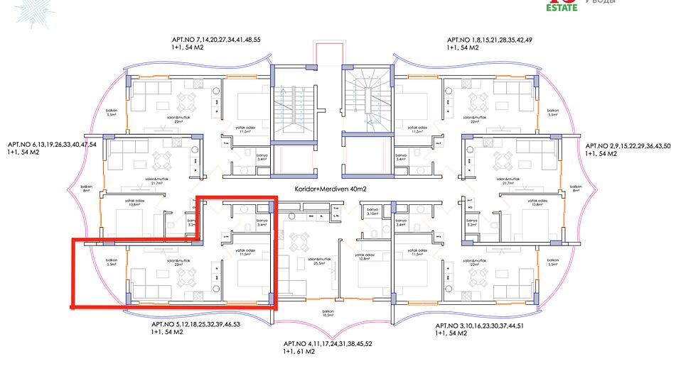 Евродвушка в 100 метрах от моря!