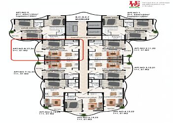Доступная квартира 1+1 в р-не Oba
