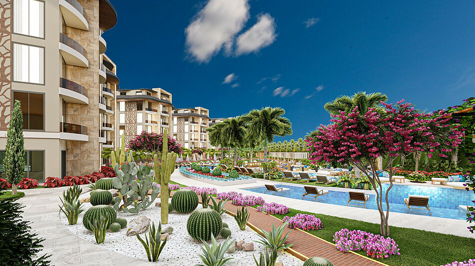 Доступная квартира 1+1 в р-не Oba