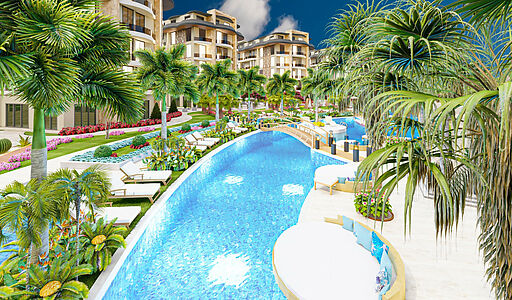 Доступная квартира 1+1 в р-не Oba