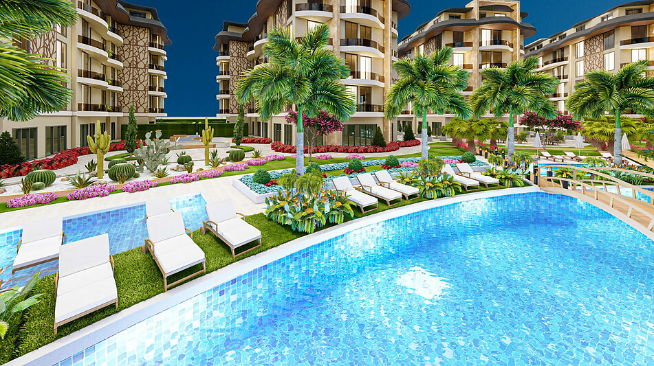 Гарден-дублекс  в Oba Privilege