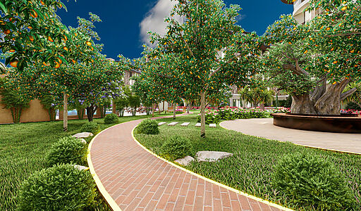 Гарден-дублекс  в Oba Privilege