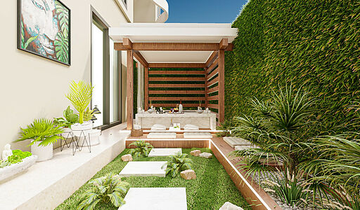 Гарден-дублекс  в Oba Privilege