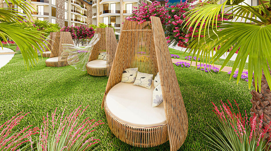 Гарден-дублекс  в Oba Privilege