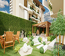 Гарден-дублекс  в Oba Privilege!