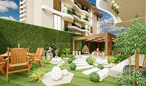 Гарден-дублекс  в Oba Privilege!