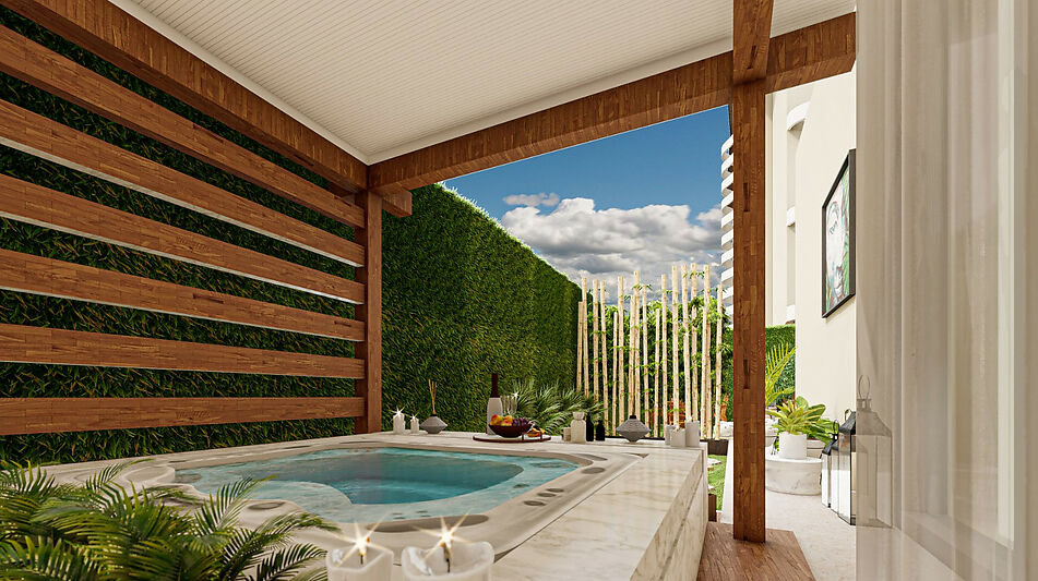 Гарден-дублекс  в Oba Privilege!