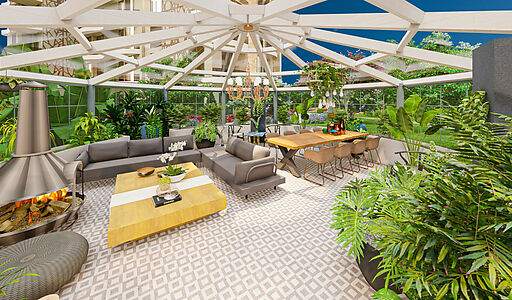 Гарден-дублекс  в Oba Privilege!