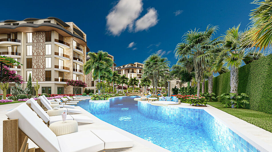 Гарден-дублекс  в Oba Privilege!