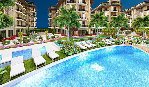 Гарден-дублекс  в Oba Privilege!