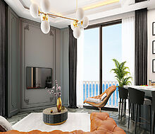 Квартира 1+1 с  видом на море!