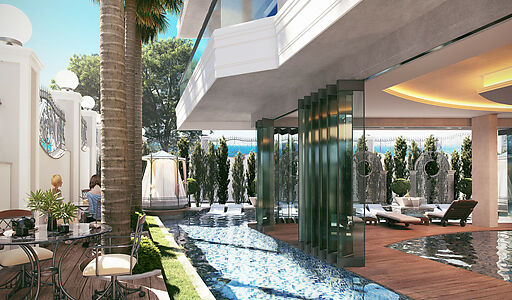 4 комн. пентхаус с видом на море!