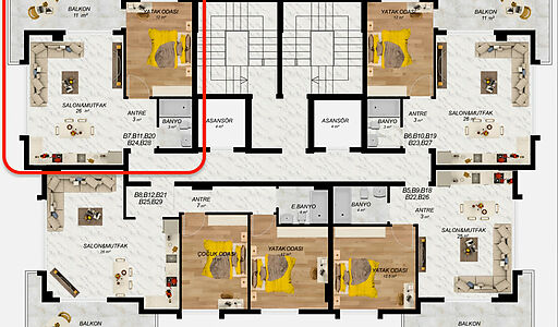 Последняя 1+1 в Genesis Towers!