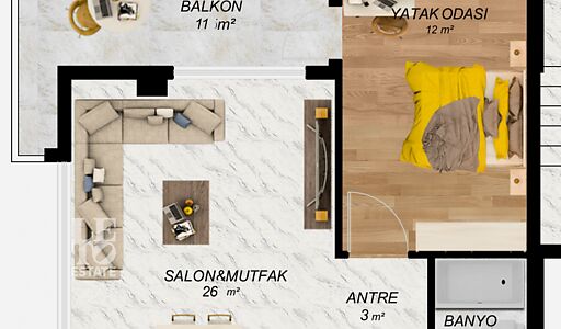 Последняя 1+1 в Genesis Towers!