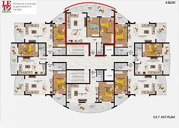 Прекрасная 2+1 в Genesis Towers!