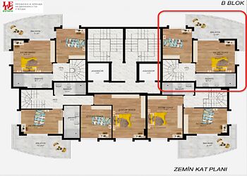 Гарден Дублекс 2+1 в Genesis Tws!