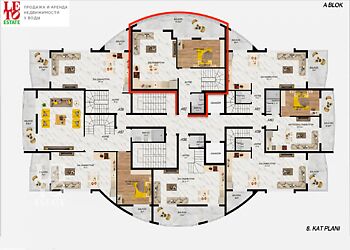 Пентхаус 3+1 в Genesis Towers!