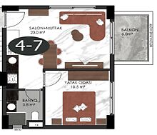 Евродвушка в клубном доме в Оба!