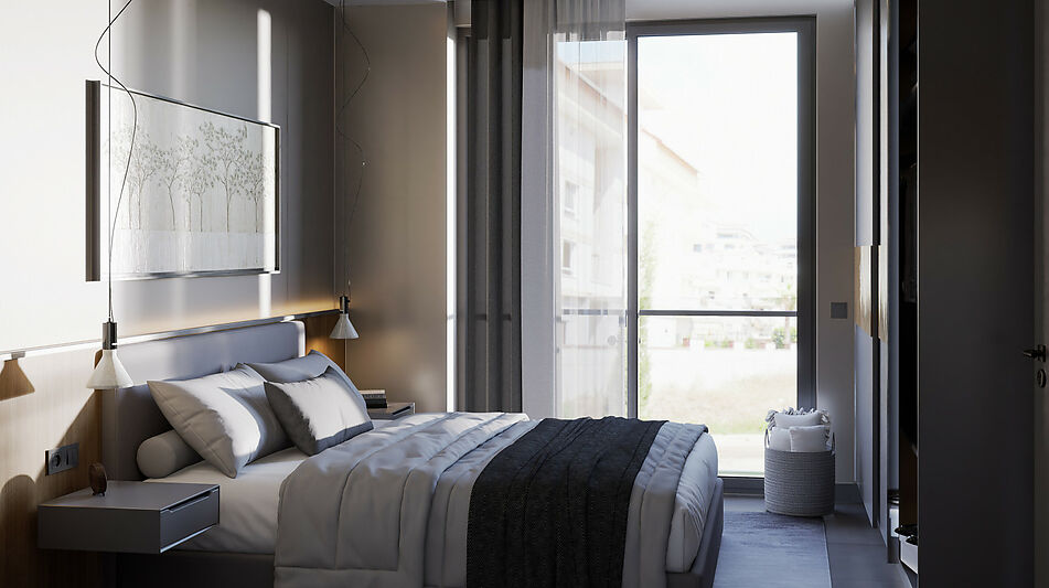 Евродвушка в клубном доме в Оба!