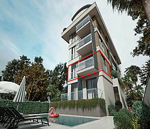 Евродвушка в клубном доме в Оба!