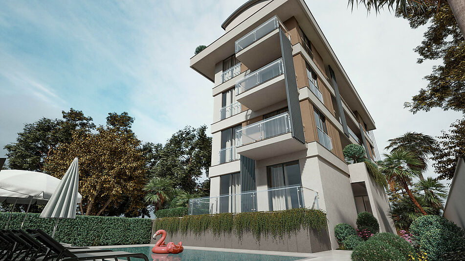 Евродвушка в клубном доме в Оба!