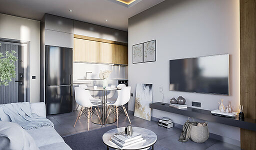 Евродвушка в клубном доме в Оба!