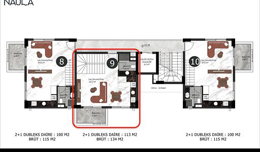 Пентхаус в клубном доме в Оба!