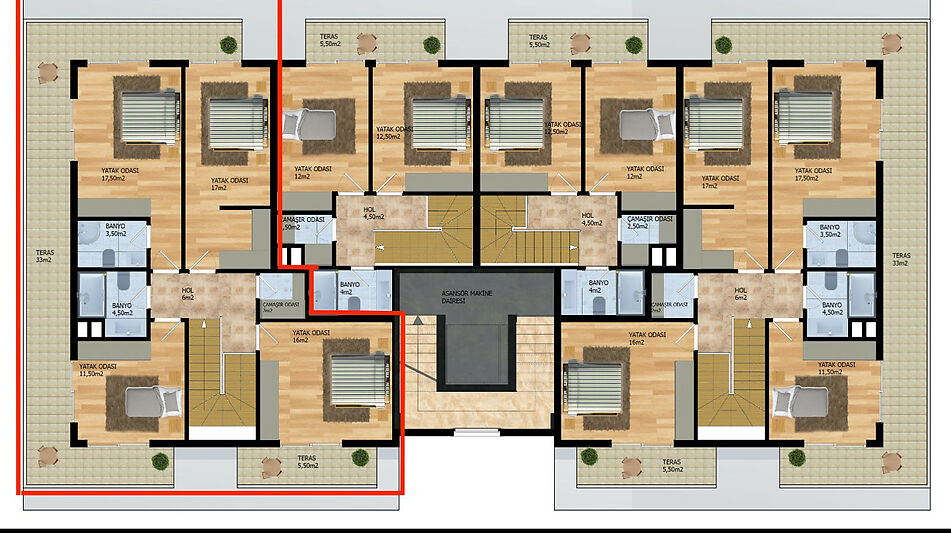 6-ти комнатный пентхаус ЖК Forest