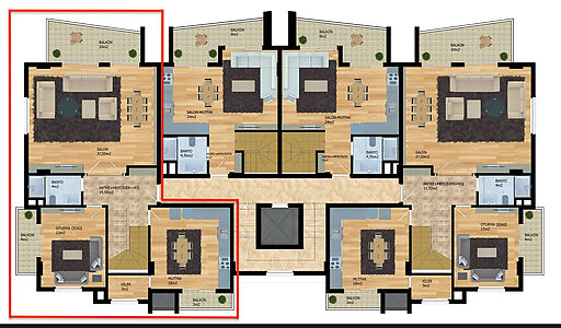 6-ти комнатный пентхаус ЖК Forest