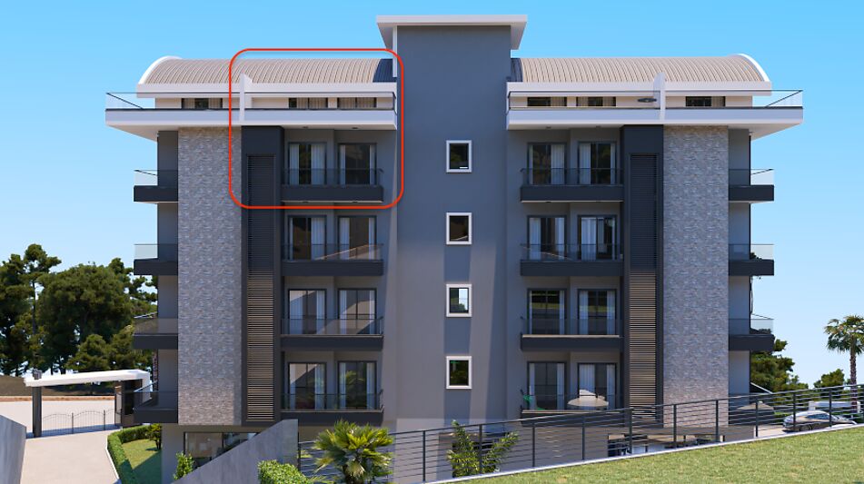 Видовой пентхаус 2+1 в ЖК Forest!