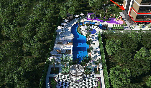 Недорогая 2+1 в Victory Tower!