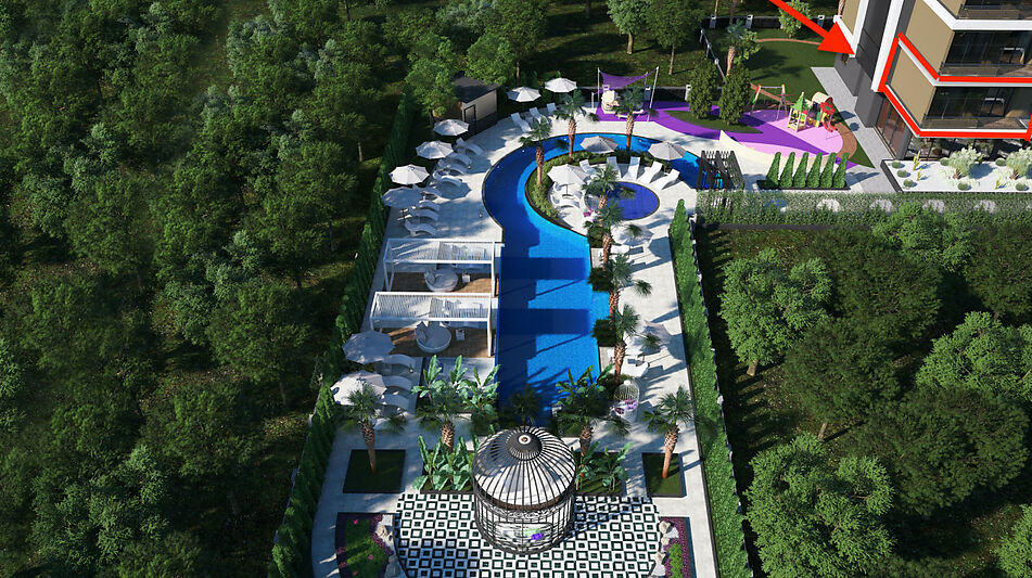 Недорогая 2+1 в Victory Tower!