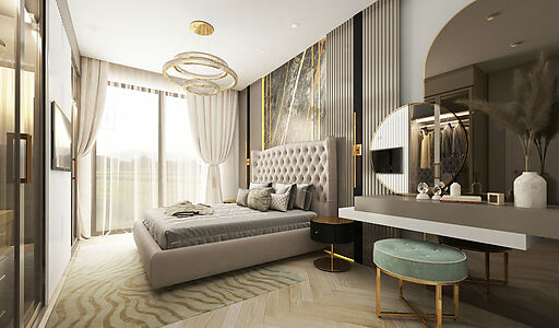 Недорогая 2+1 в Victory Tower!