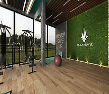 Недорогая 2+1 в Victory Tower!