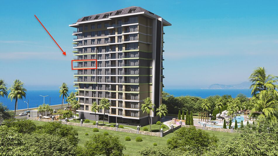 2+1 c панорамным видом на море!