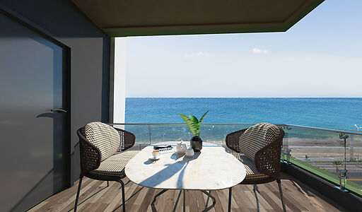 2+1 c панорамным видом на море!