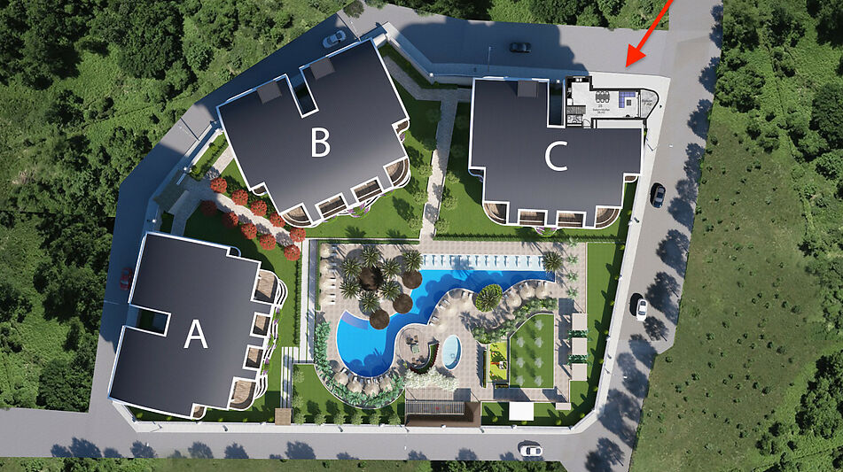 Пентхаус с видом на море и горы!