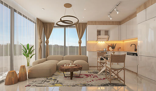 Пентхаус с видом на море и горы!