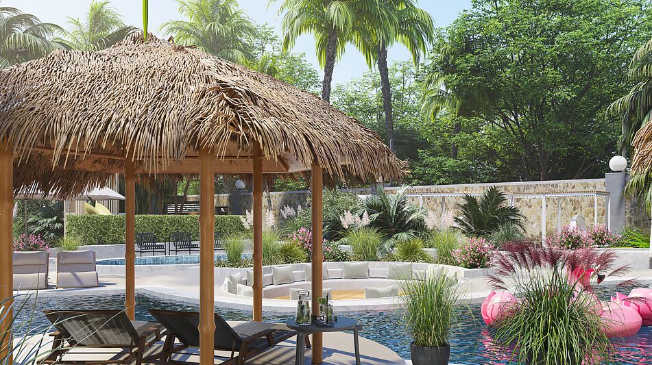 1+1 с видом на море и бассейн!