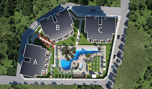 1+1 с видом на море и бассейн!