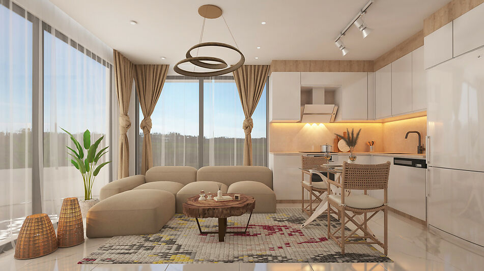 1+1 с видом на море и бассейн!