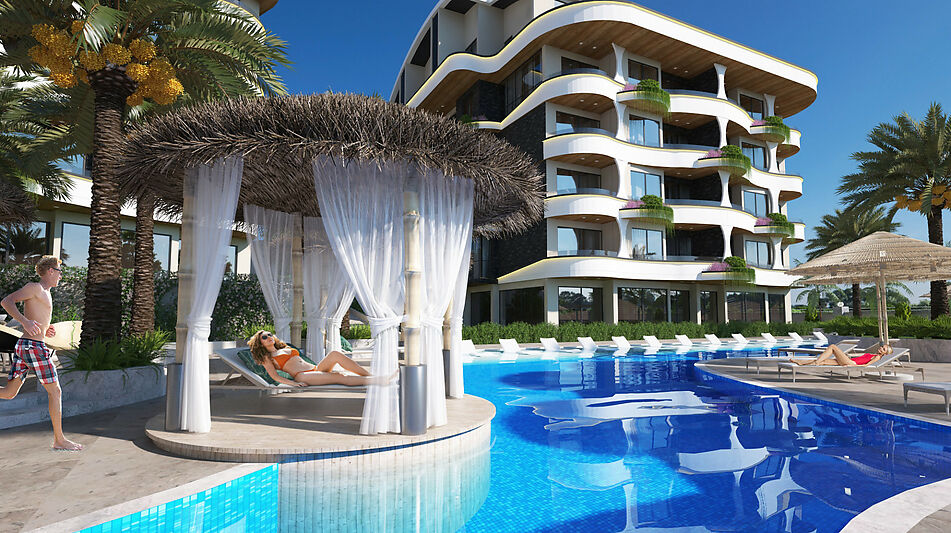 1+1 с видом на море и бассейн!