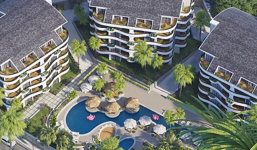 1+1 с видом на море и бассейн!