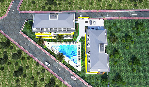 2+1 на 2м этаже в Botanic Garden!