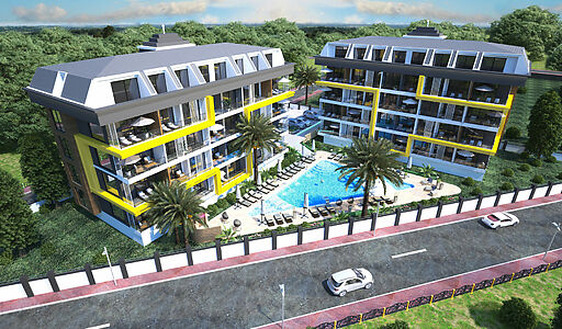 2+1 на 2м этаже в Botanic Garden!