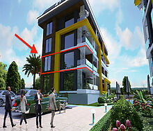 2+1 на 2м этаже в Botanic Garden!