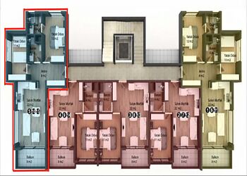 2+1 на 2м этаже в Botanic Garden!