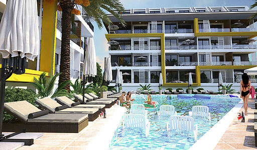 Двухкомнатная c видом на море!