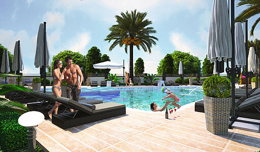 Двухкомнатная в Botanic Garden !