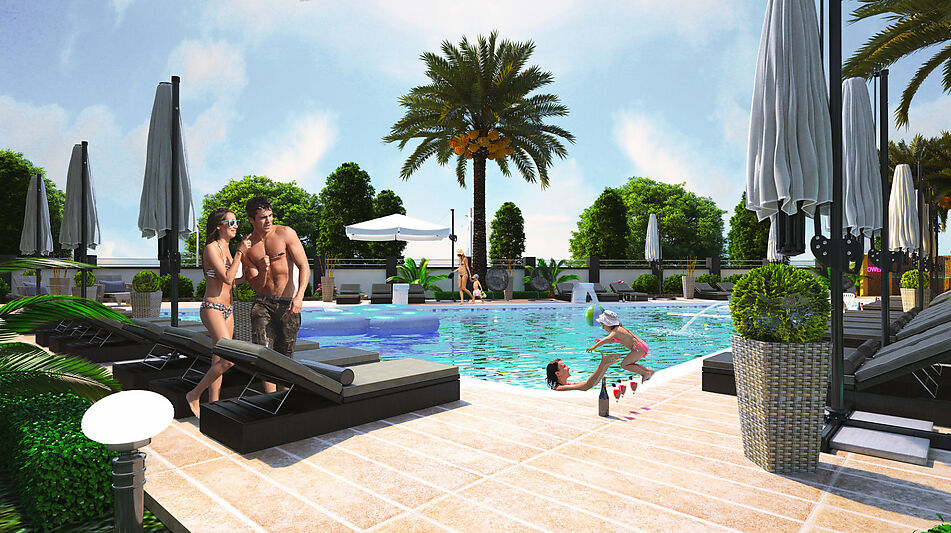 Двухкомнатная в Botanic Garden !